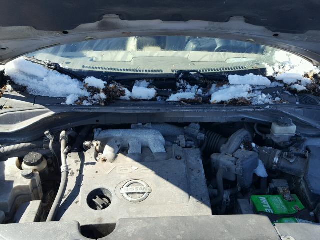 JN8AZ08W74W308437 - 2004 NISSAN MURANO SL SILVER photo 7