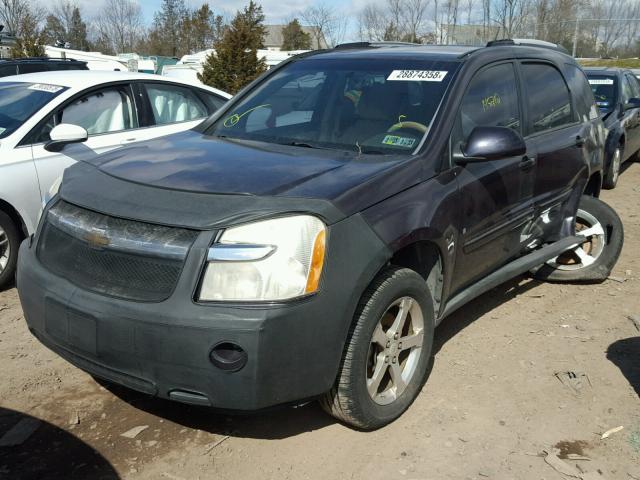 2CNDL73F376046288 - 2007 CHEVROLET EQUINOX LT PURPLE photo 2