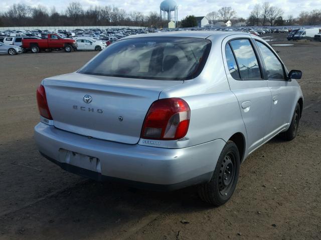 JTDBT123420245724 - 2002 TOYOTA ECHO SILVER photo 4