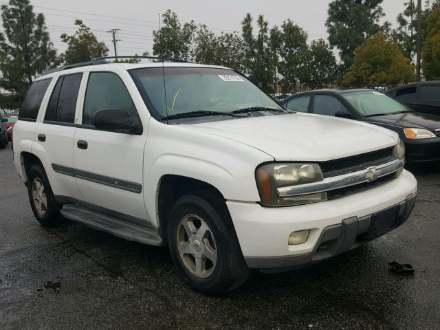 1GNDT13S522163480 - 2002 CHEVROLET TRAILBLAZE WHITE photo 1