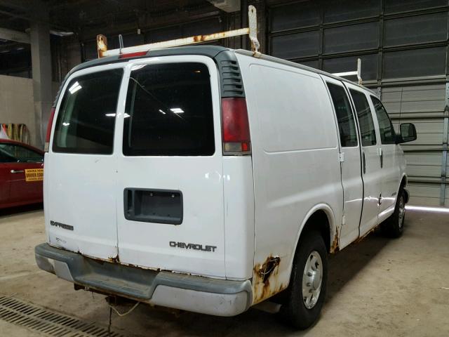 1GCHG35R311148498 - 2001 CHEVROLET EXPRESS G3 WHITE photo 4