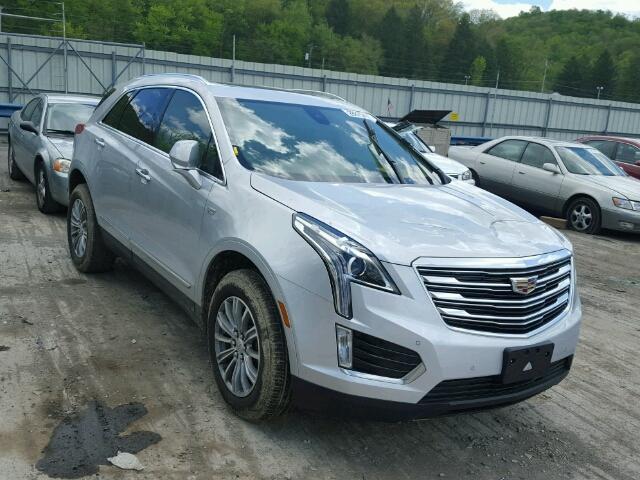 1GYKNBRS1HZ185509 - 2017 CADILLAC XT5 LUXURY SILVER photo 1