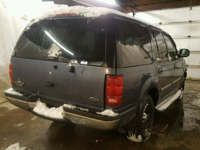 1FMRU1666YLC32136 - 2000 FORD EXPEDITION BLUE photo 4