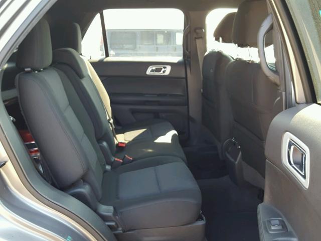 1FM5K7D81EGC10349 - 2014 FORD EXPLORER X GRAY photo 6