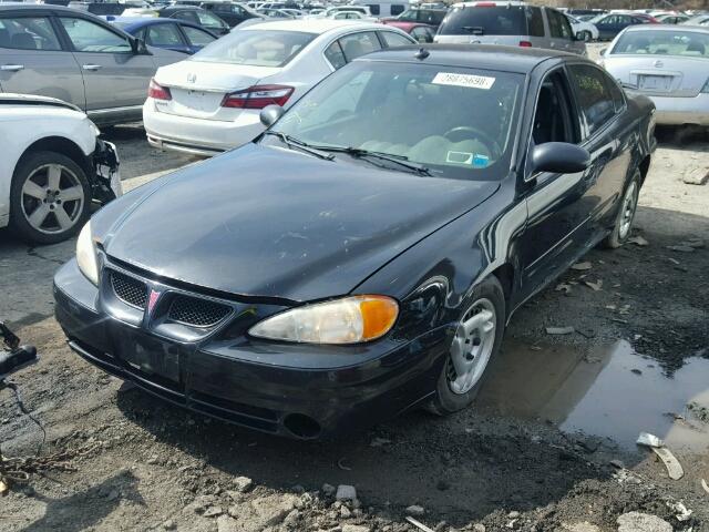 1G2NE52F24C244960 - 2004 PONTIAC GRAND AM S BLACK photo 2