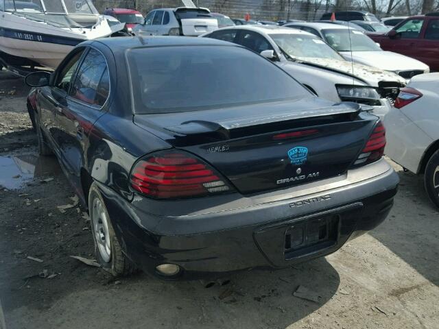 1G2NE52F24C244960 - 2004 PONTIAC GRAND AM S BLACK photo 3