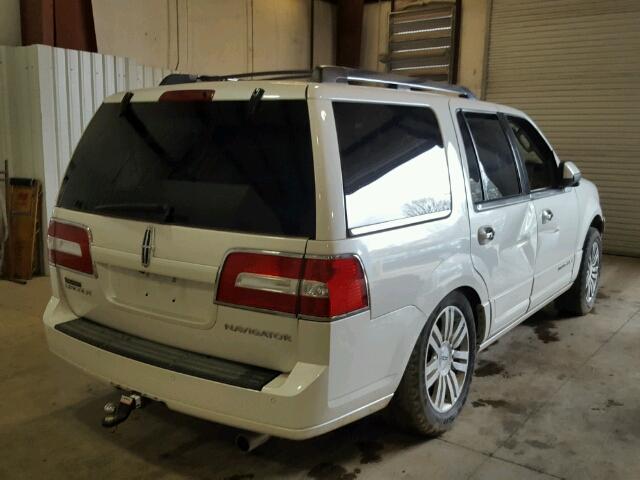 5LMJJ2H58AEJ10322 - 2010 LINCOLN NAVIGATOR WHITE photo 4