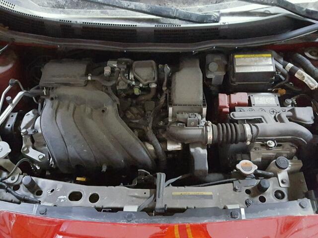 3N1CK3CP2FL224158 - 2015 NISSAN MICRA RED photo 7