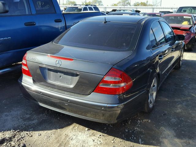 WDBUF70J53A132265 - 2003 MERCEDES-BENZ E 500 CHARCOAL photo 4