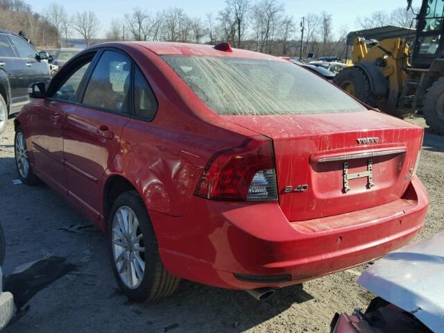 YV1MH672382364914 - 2008 VOLVO S40 T5 RED photo 3