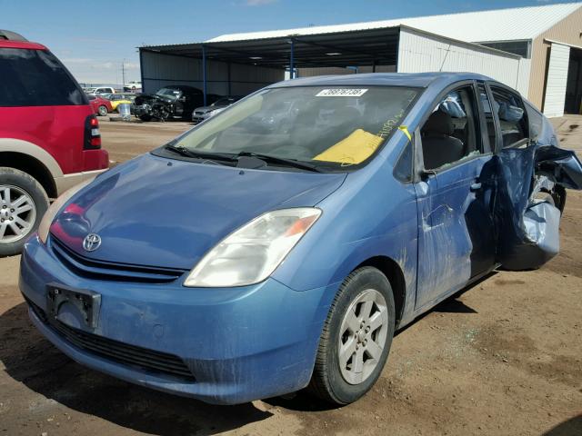 JTDKB20U057015341 - 2005 TOYOTA PRIUS BLUE photo 2