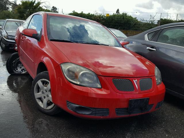 1G2AS18H597232939 - 2009 PONTIAC G5 RED photo 1