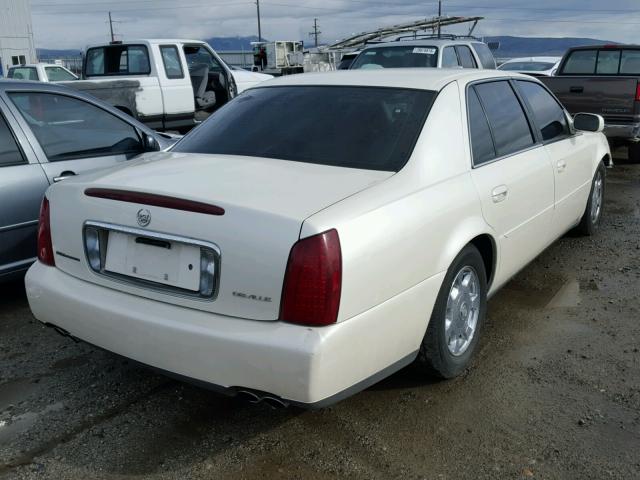 1G6KD54Y82U250157 - 2002 CADILLAC DEVILLE WHITE photo 4