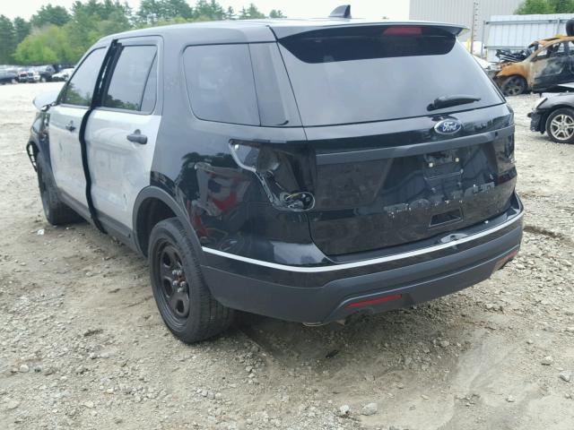 1FM5K8AR4HGD57434 - 2017 FORD EXPLORER P BLACK photo 3