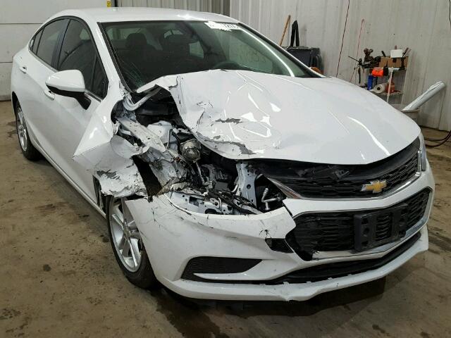 1G1BE5SMXG7244465 - 2016 CHEVROLET CRUZE LT WHITE photo 1