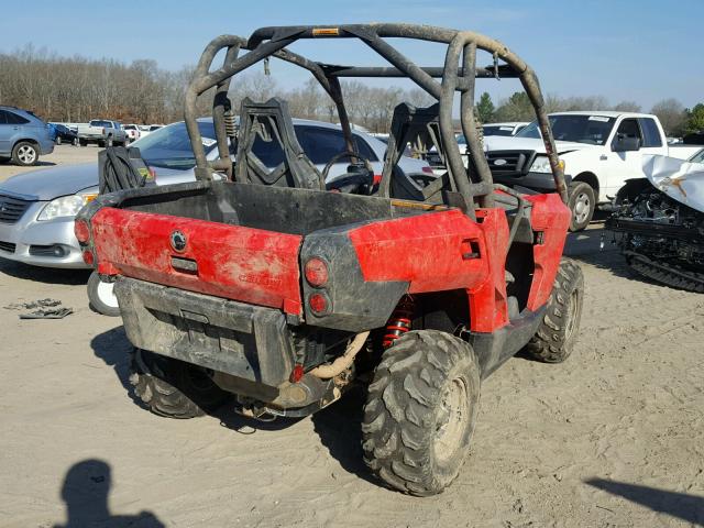 3JBKGAN24FJ000758 - 2015 CAN-AM COMMANDER RED photo 4