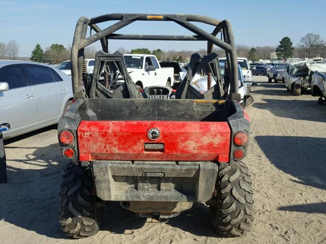 3JBKGAN24FJ000758 - 2015 CAN-AM COMMANDER RED photo 6