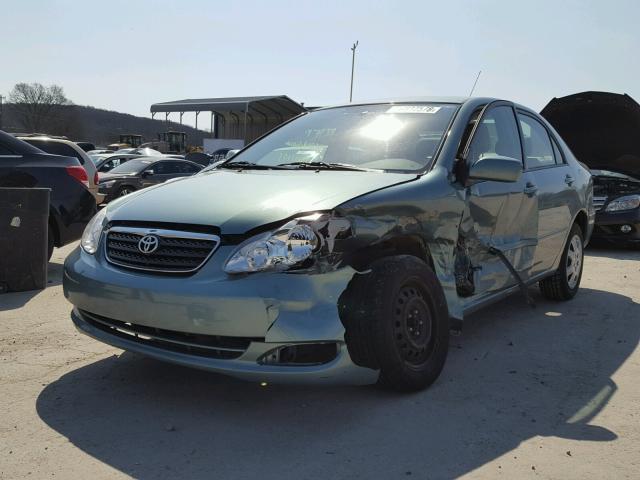 2T1BR32E76C688523 - 2006 TOYOTA COROLLA CE GREEN photo 2