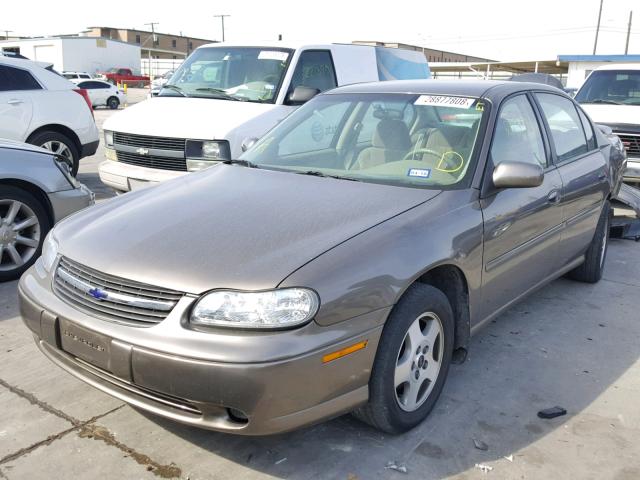 1G1NE52J92M617427 - 2002 CHEVROLET MALIBU LS თაფლისფერი ფოტო 2