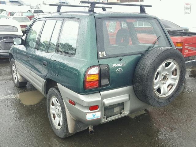 JT3GP10V5Y0049769 - 2000 TOYOTA RAV4 GREEN photo 3