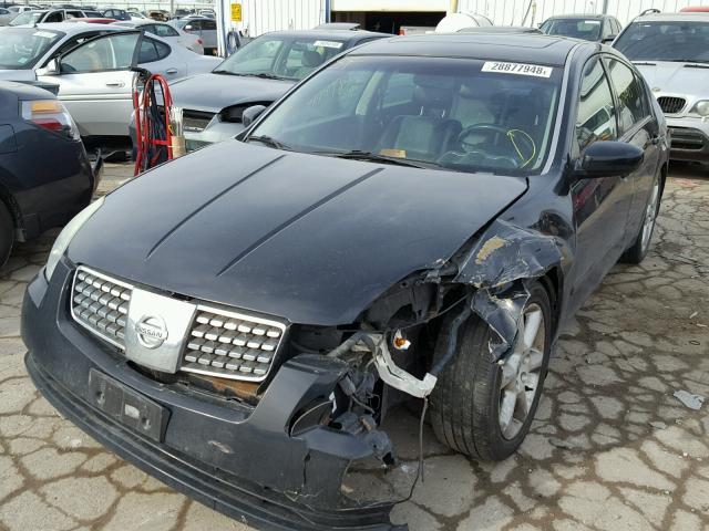 1N4BA41E24C841576 - 2004 NISSAN MAXIMA SE BLACK photo 2