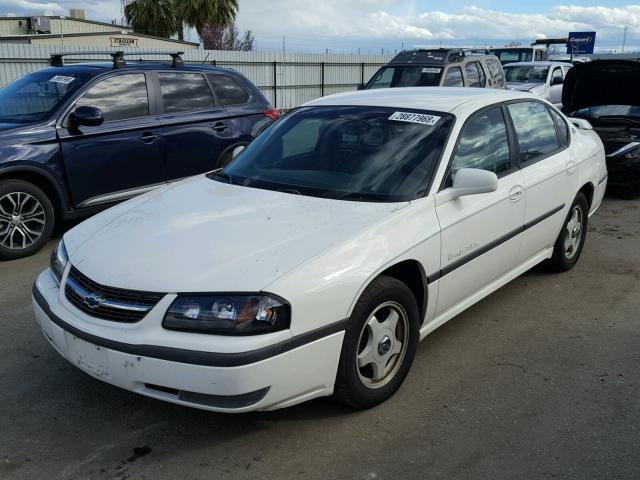 2G1WH55K119238014 - 2001 CHEVROLET IMPALA LS WHITE photo 2