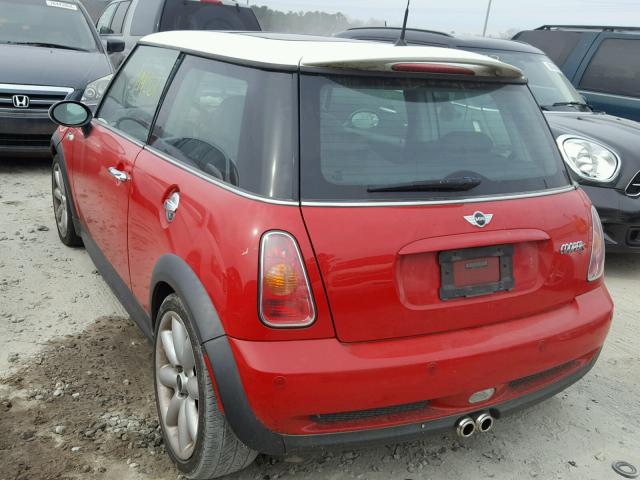 WMWRE33442TD57014 - 2002 MINI COOPER S RED photo 3