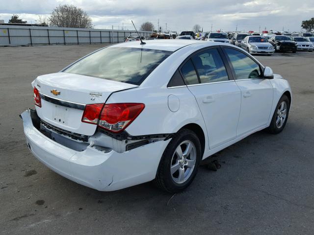 1G1PE5S92B7202334 - 2011 CHEVROLET CRUZE LT WHITE photo 4