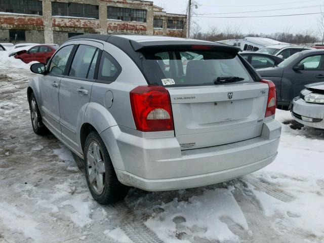 1B3HE78K07D600542 - 2007 DODGE CALIBER R/ SILVER photo 3