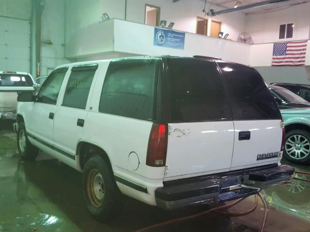 1GNEC13R8TJ381714 - 1996 CHEVROLET TAHOE C150 WHITE photo 3