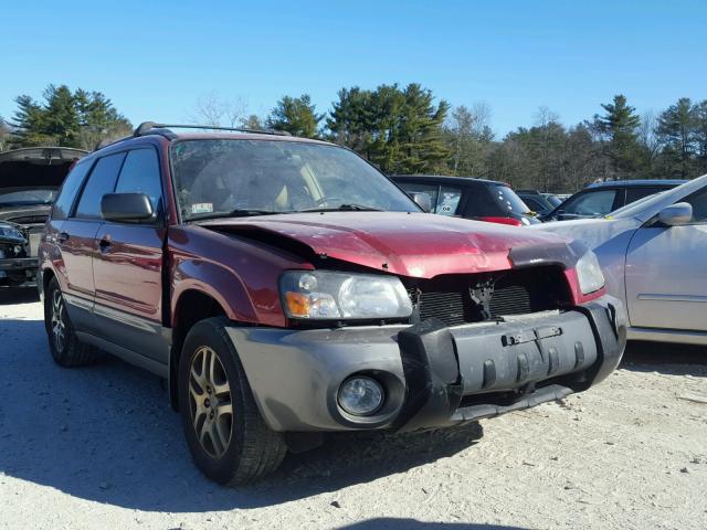 JF1SG67665H725635 - 2005 SUBARU FORESTER 2 RED photo 1