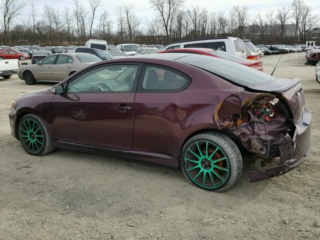 JTKDE177870169326 - 2007 TOYOTA SCION TC PURPLE photo 9