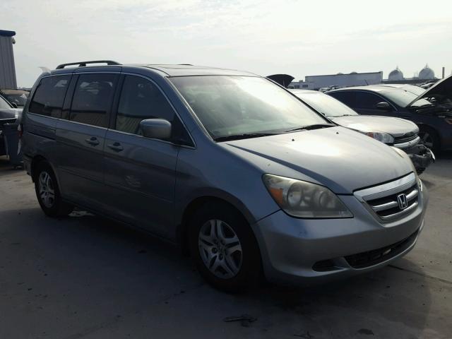 5FNRL38785B037582 - 2005 HONDA ODYSSEY EX SILVER photo 1