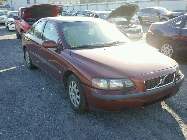 YV1RS61R522194978 - 2002 VOLVO S60 მუქწითელი ფოტო 1