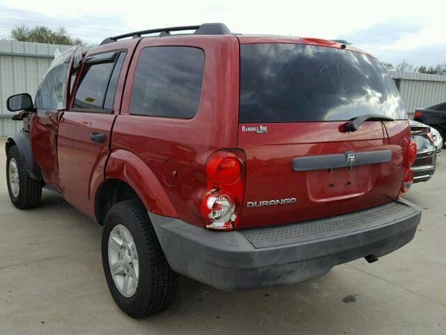 1D8HD38K08F101418 - 2008 DODGE DURANGO SX RED photo 3