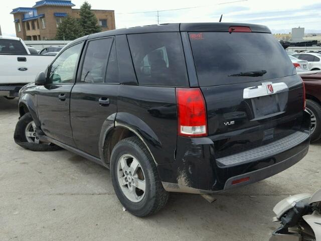 5GZCZ23D36S849743 - 2006 SATURN VUE BLACK photo 3