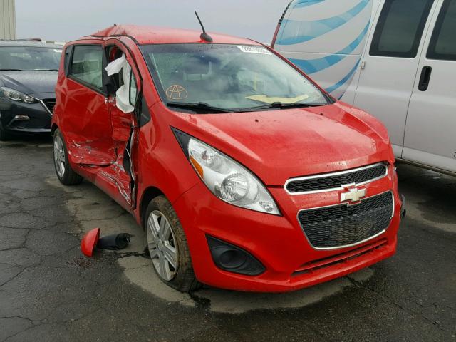 KL8CD6S91EC512977 - 2014 CHEVROLET SPARK 1LT RED photo 1