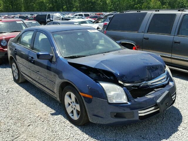 3FAHP07Z37R247810 - 2007 FORD FUSION SE BLUE photo 1