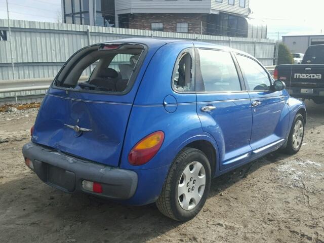 3C4FY48B33T604570 - 2003 CHRYSLER PT CRUISER BLUE photo 4