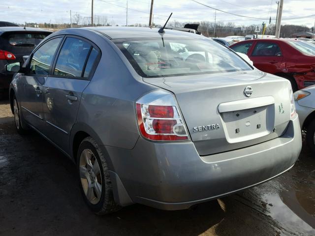 3N1AB61E08L640514 - 2008 NISSAN SENTRA 2.0 GRAY photo 3