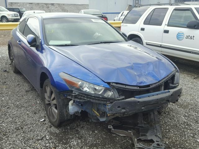 1HGCS128X9A007367 - 2009 HONDA ACCORD EXL BLUE photo 1