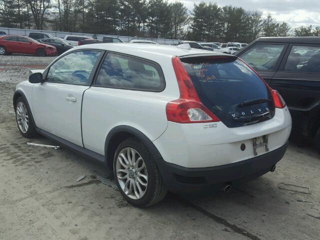 YV1MK672692145691 - 2009 VOLVO C30 T5 WHITE photo 3