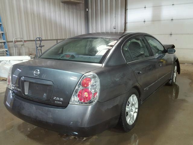 1N4AL11E56N345182 - 2006 NISSAN ALTIMA S GRAY photo 4