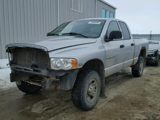 1D7KU28D53J570533 - 2003 DODGE RAM 2500 S SILVER photo 2