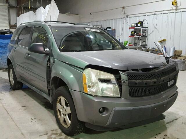 2CNDL73F056091556 - 2005 CHEVROLET EQUINOX GRAY photo 1