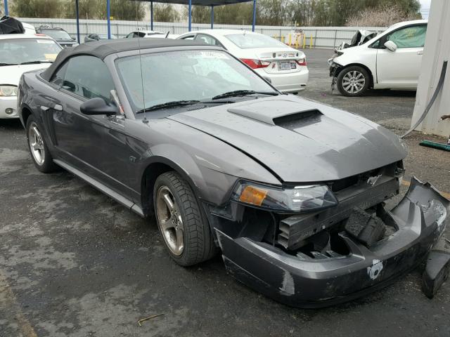 1FAFP45X23F374376 - 2003 FORD MUSTANG GT GRAY photo 1