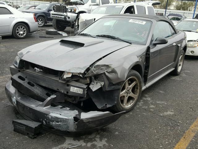 1FAFP45X23F374376 - 2003 FORD MUSTANG GT GRAY photo 2