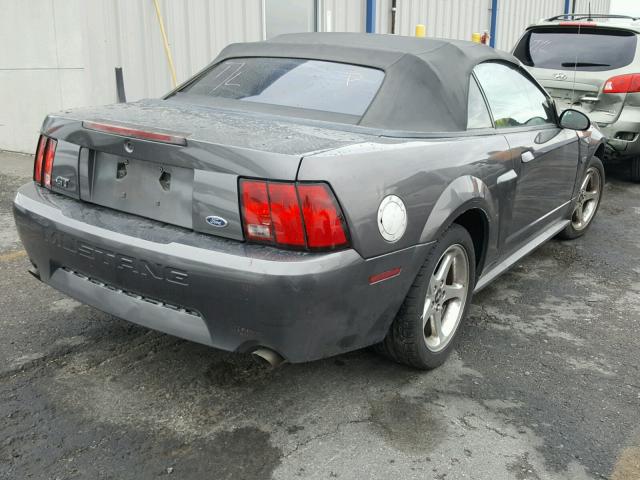 1FAFP45X23F374376 - 2003 FORD MUSTANG GT GRAY photo 4