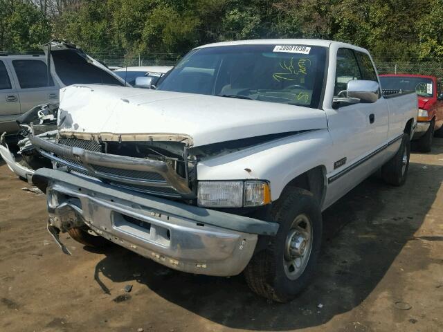 3B7KC23D8VM547046 - 1997 DODGE RAM 2500 WHITE photo 2