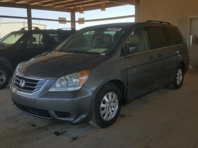 5FNRL38678B110789 - 2008 HONDA ODYSSEY EX GRAY photo 2